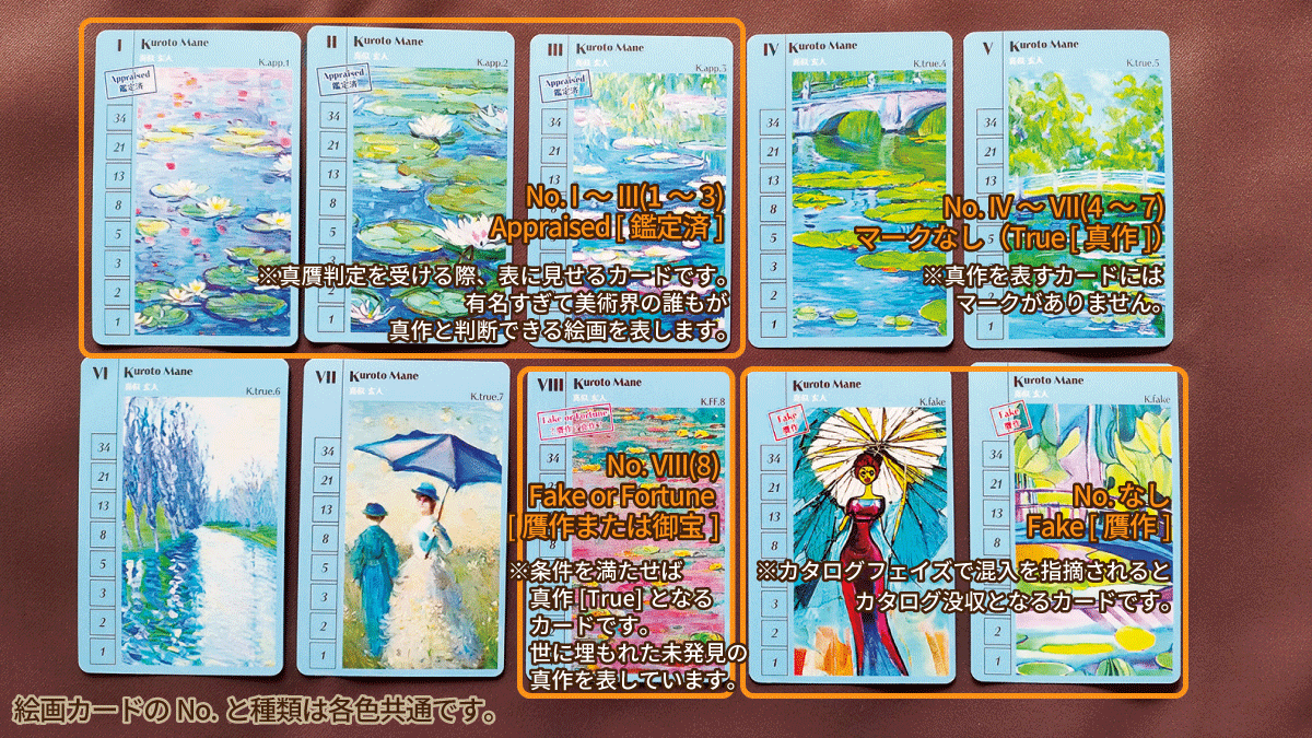 カタログ・レゾネ_絵画カード表面